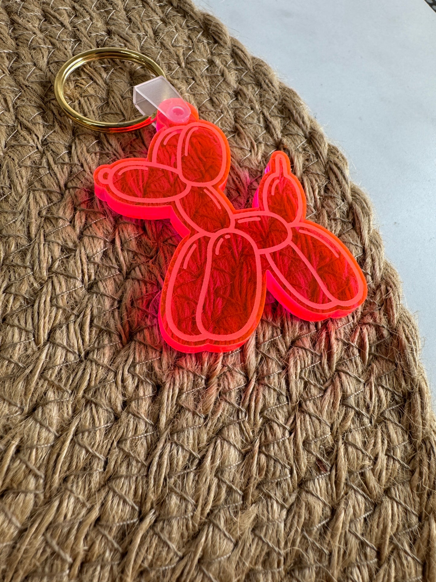 Balloon Dog Keychain