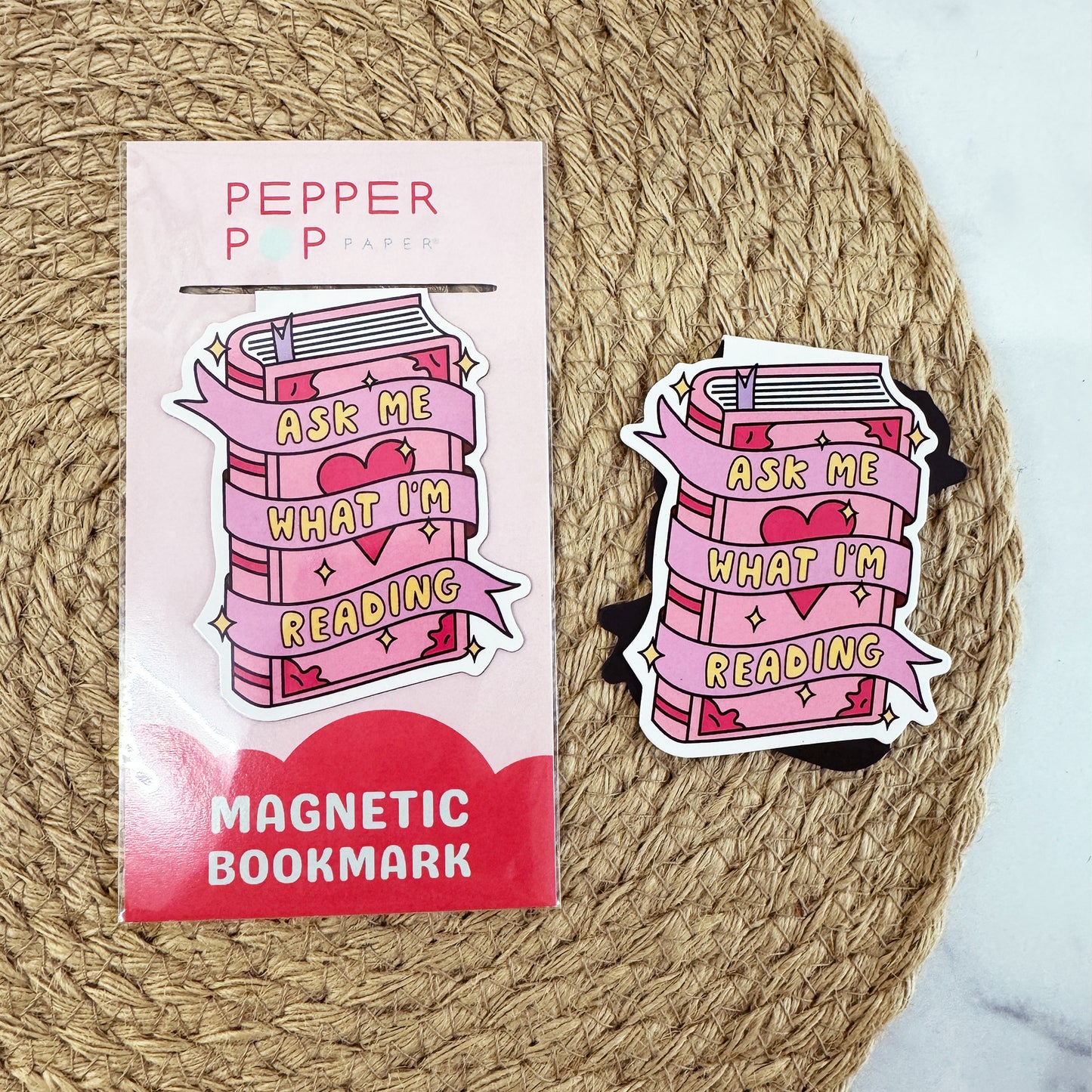 Ask Me What I'm Reading | Magnetic Bookmark