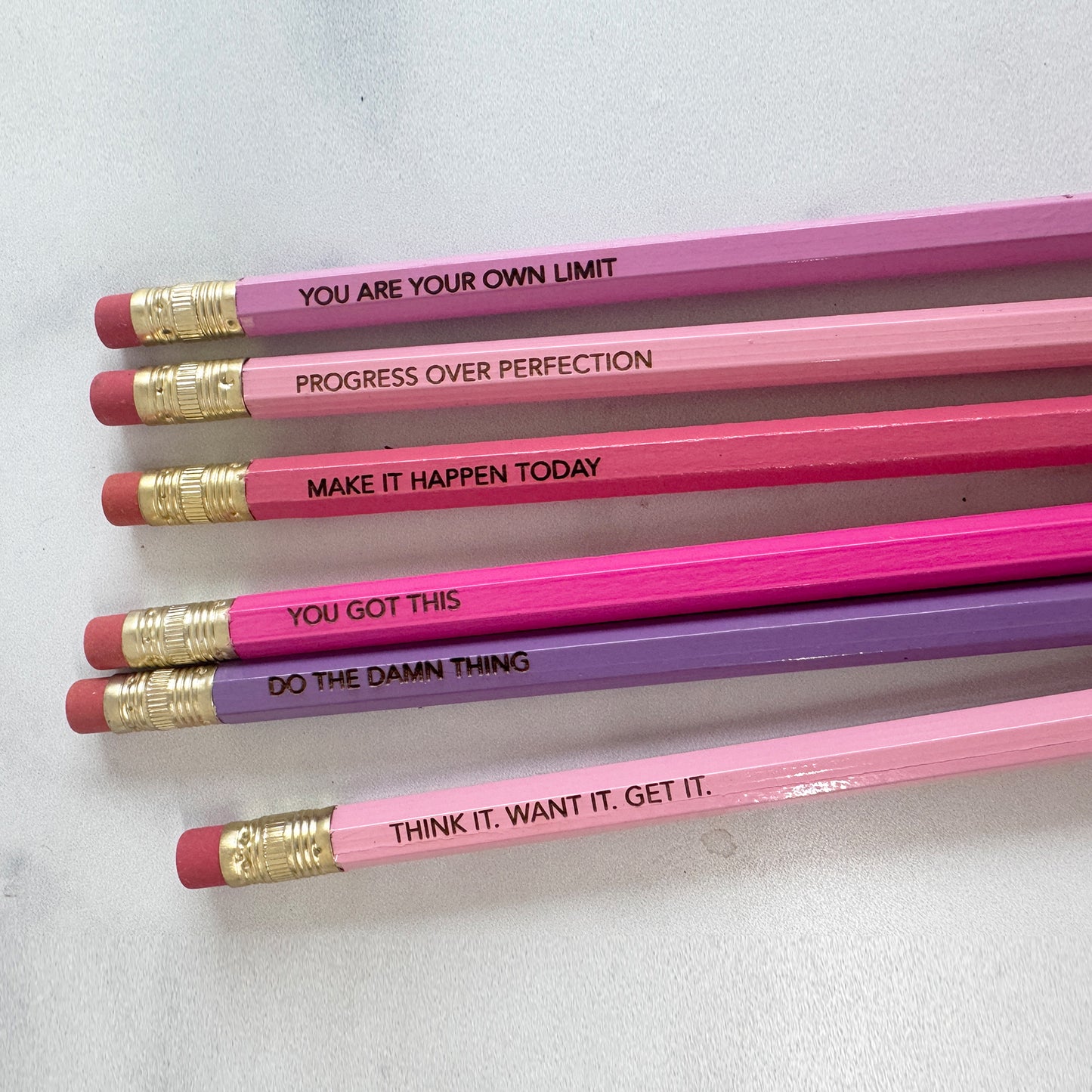 Motivational Quotes Pencils | Pack of 6