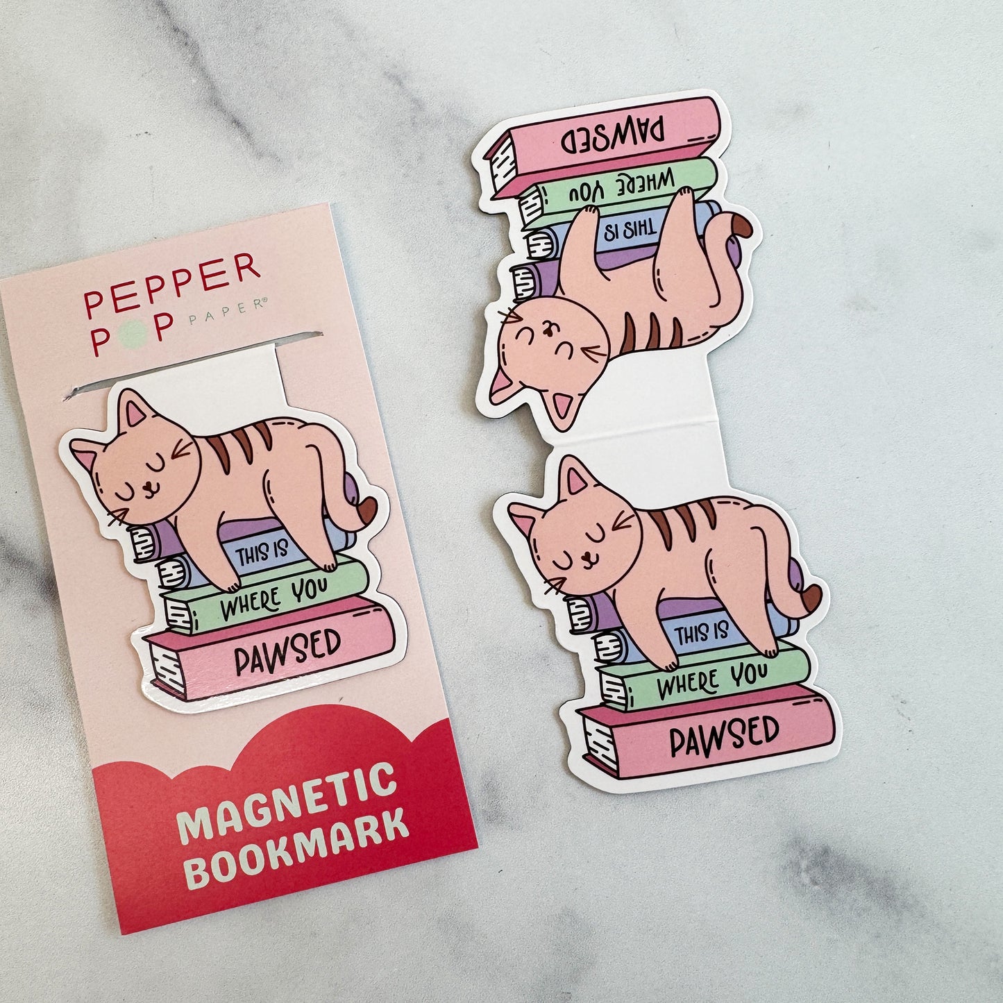 This is Where You Pawsed | Magnetic Bookmark