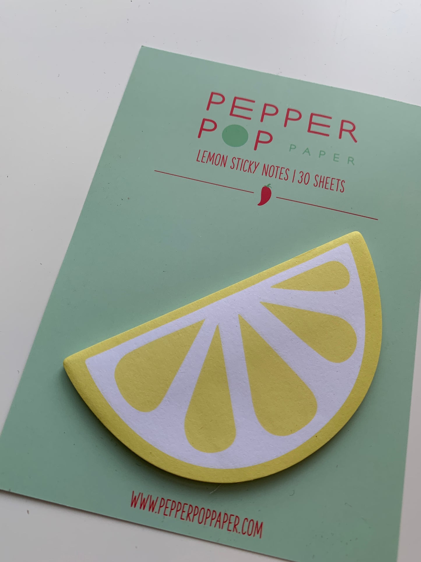 Lemon Sticky Notes