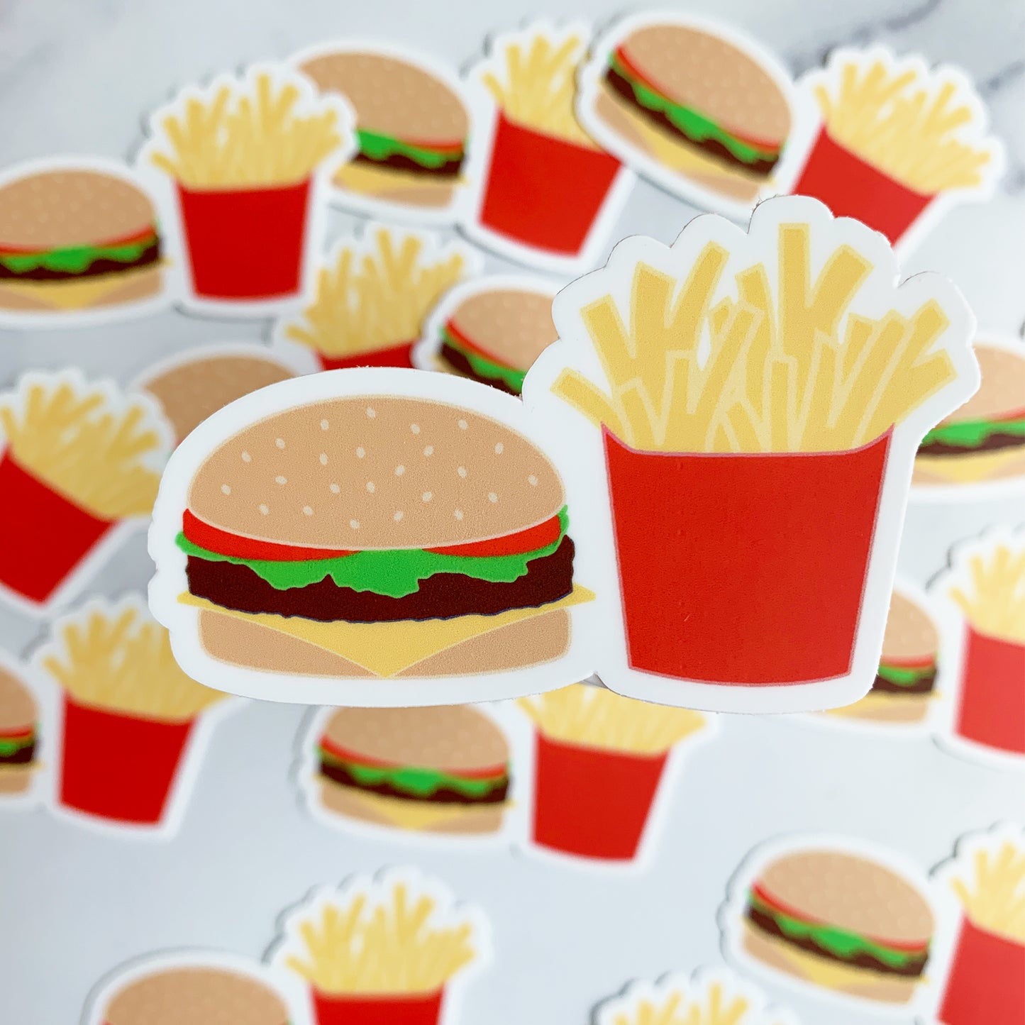 BURGER & FRIES STICKER
