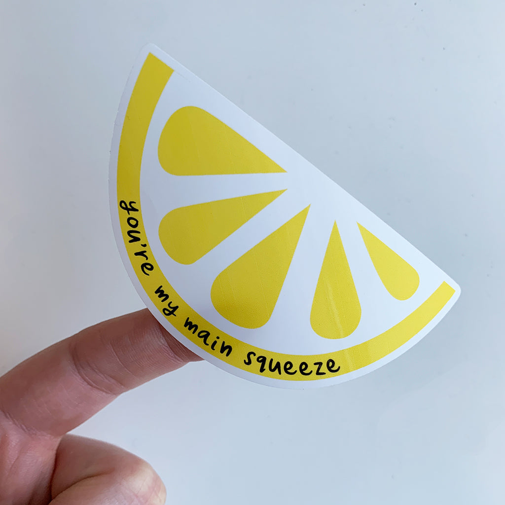 MAIN SQUEEZE STICKER