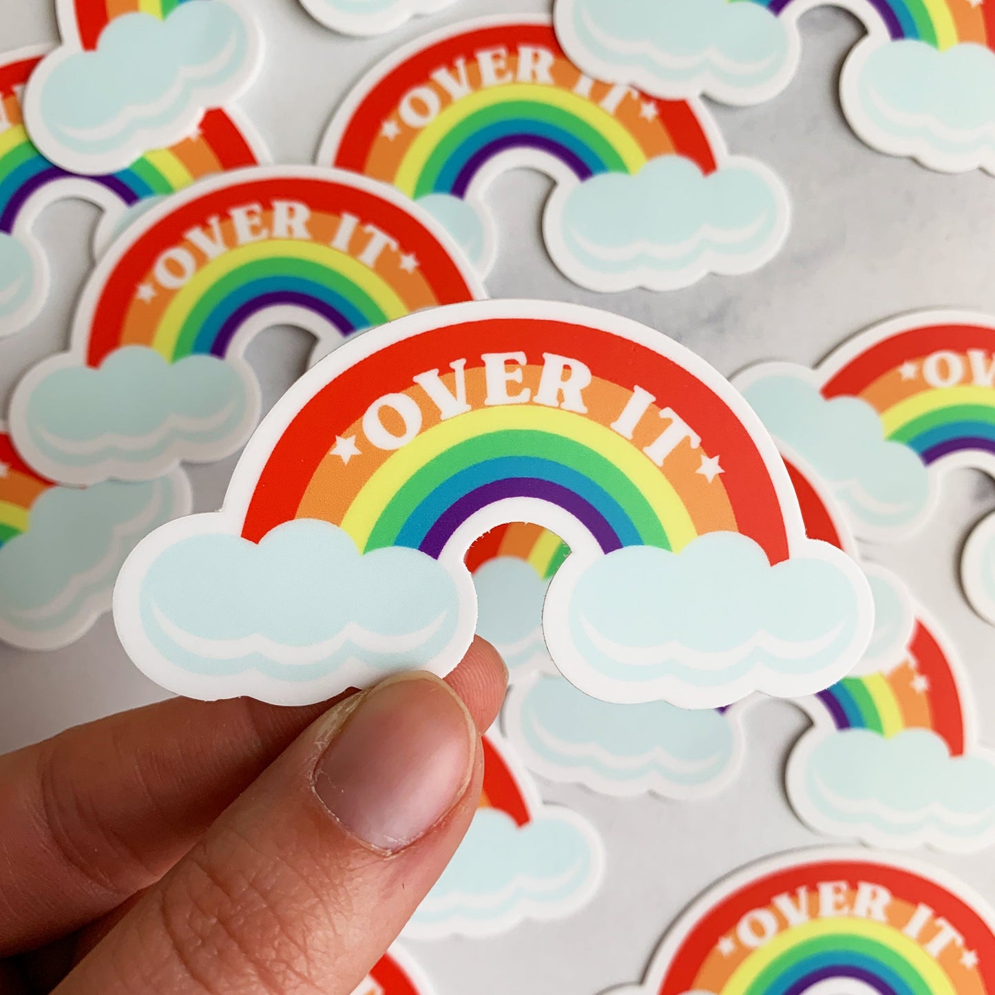 OVER IT STICKER | WHOLESALE