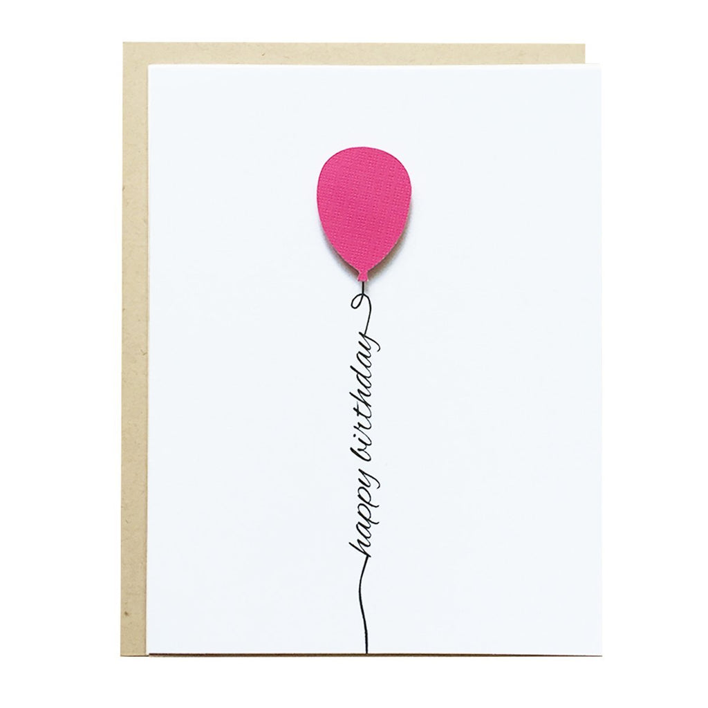 PINK BALLOON HAPPY BIRTHDAY