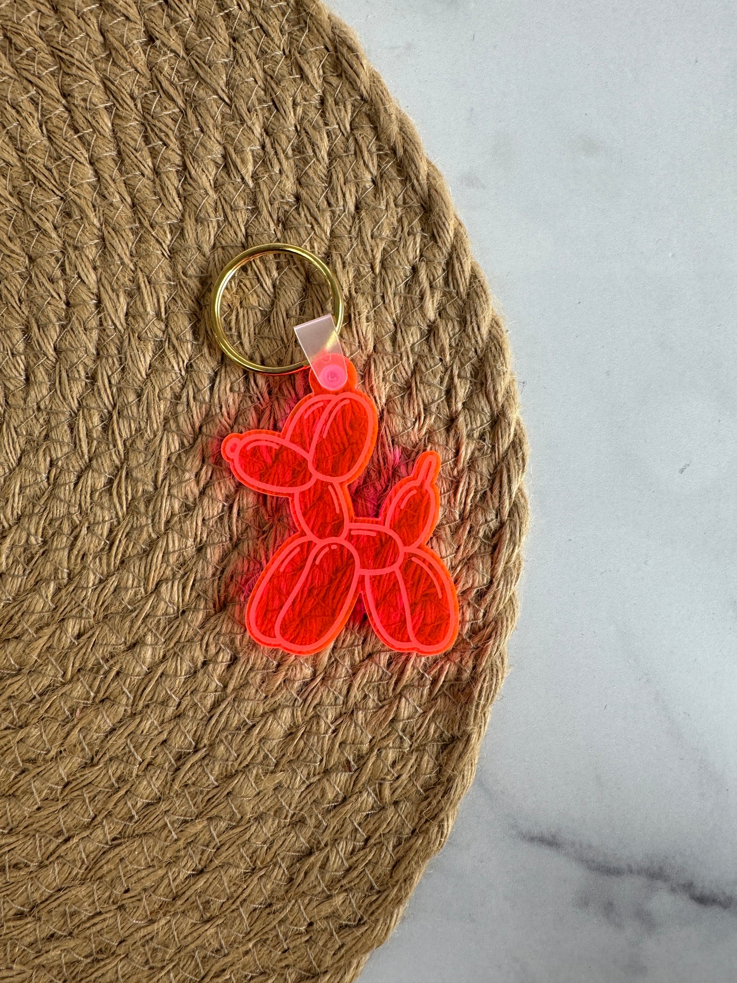 Balloon Dog Keychain