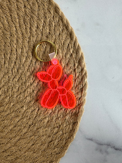 Balloon Dog Keychain