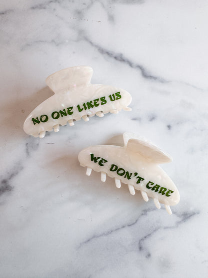 No One Likes Us Philly Claw Clip