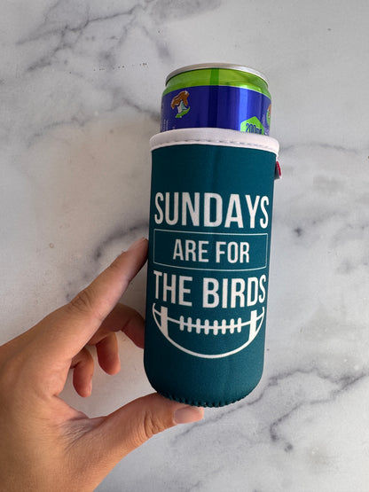 Birds Sundays Slim Can Sleeve