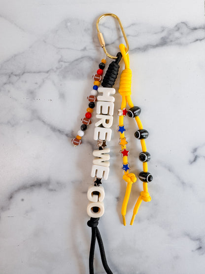 Pittsburgh Sports Bag Charm