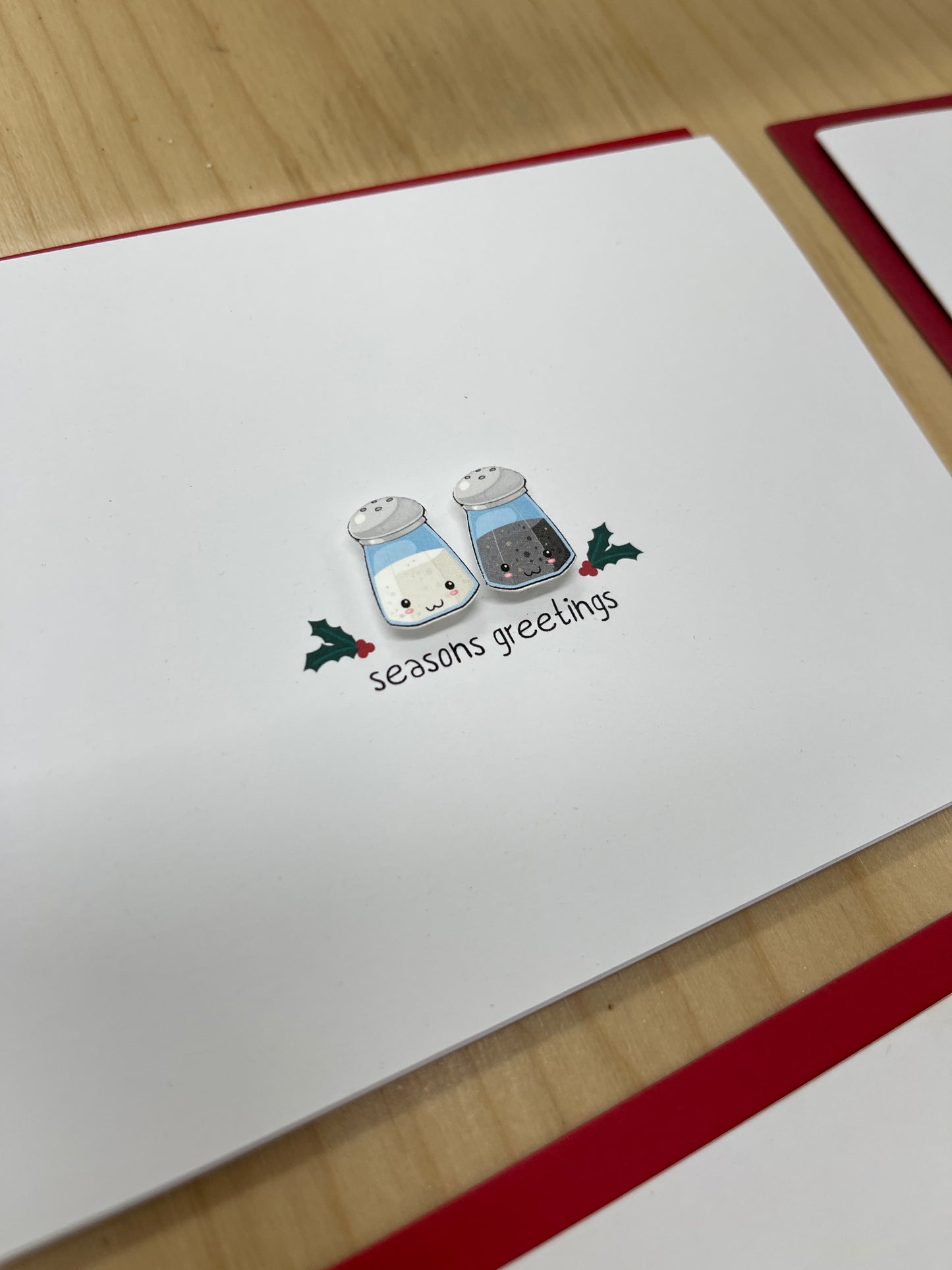SEASONS GREETINGS HOLIDAY CARD