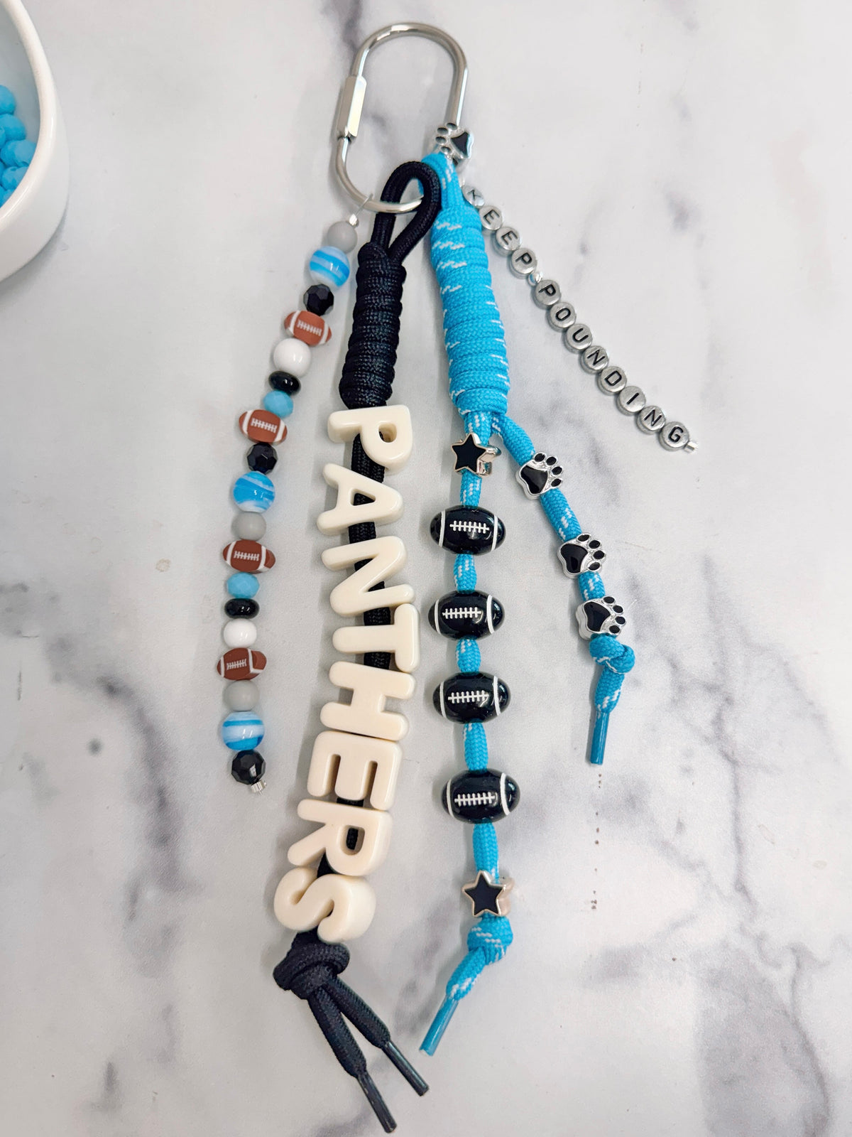 Carolina Sports Bag Charm