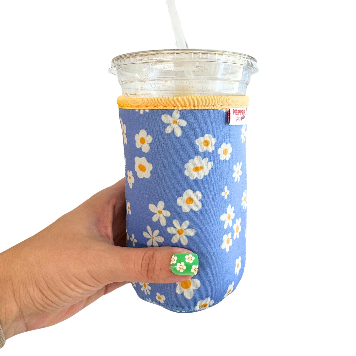 Blue Daisy Coffee Sleeve