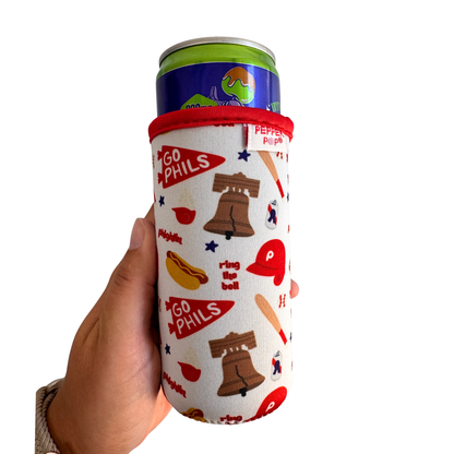 Phillies Inspired Slim Can Sleeve