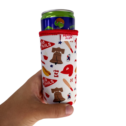 Phillies Inspired Slim Can Sleeve