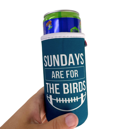 Birds Sundays Slim Can Sleeve
