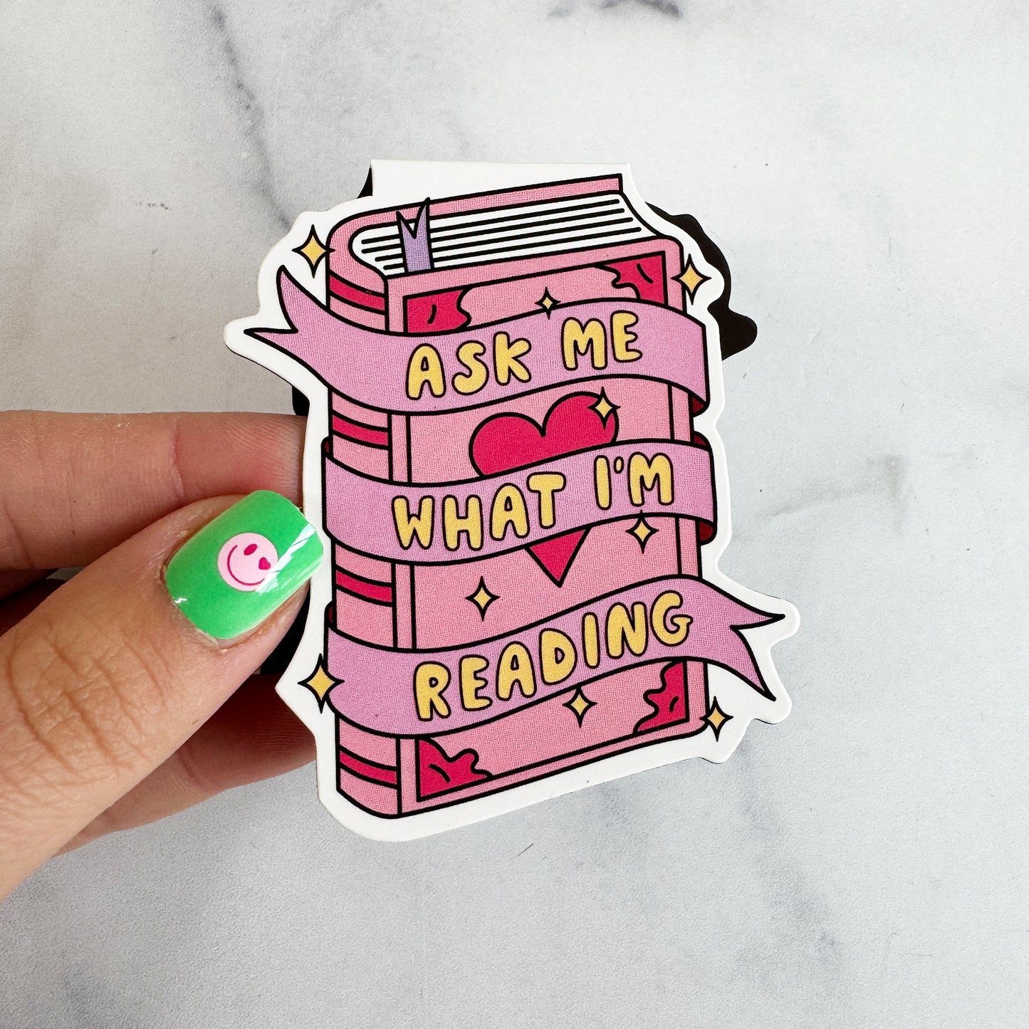 Ask Me What I'm Reading | Magnetic Bookmark