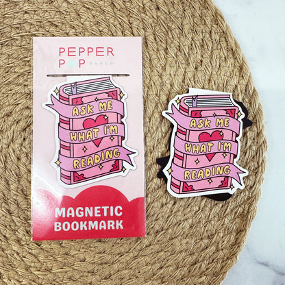 Ask Me What I'm Reading | Magnetic Bookmark