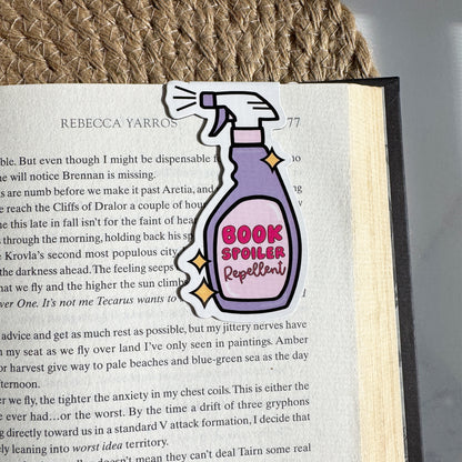 Book Spoiler Repellent | Magnetic Bookmark