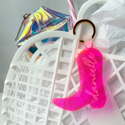Cowboy Boot Keychain