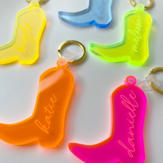 Cowboy Boot Keychain