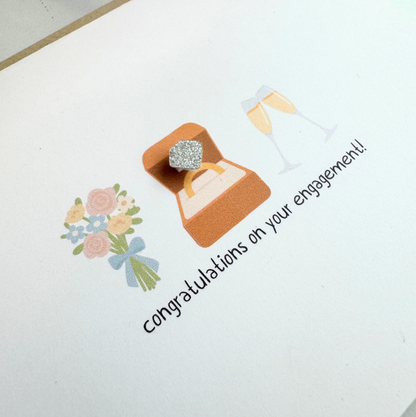 Engagement Congratulations Card | Handmade