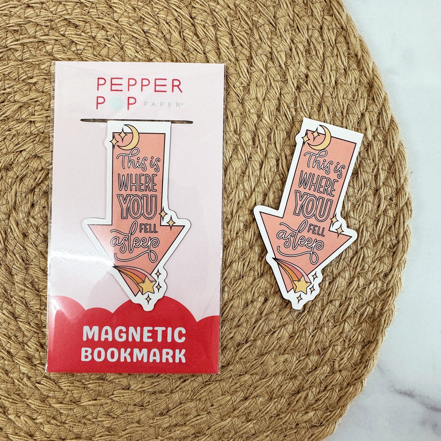 This Is Where You Fell Asleep | Magnetic Bookmark