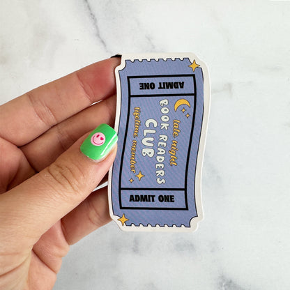 Late Night Book Reader Club | Magnetic Bookmark
