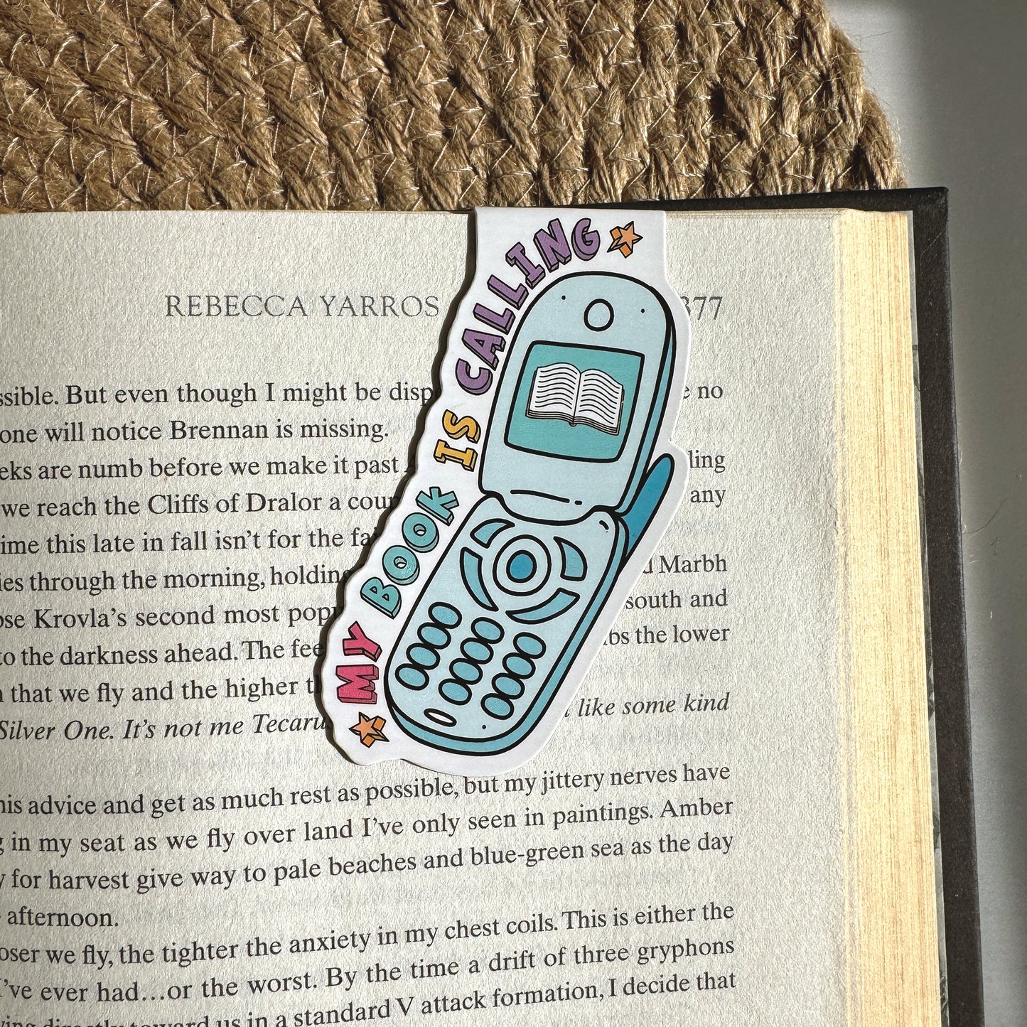 My Book Is Calling | Magnetic Bookmark