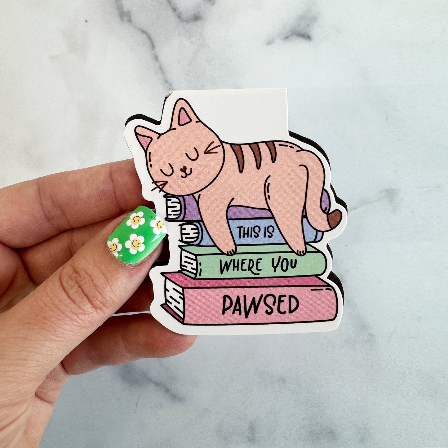This is Where You Pawsed | Magnetic Bookmark