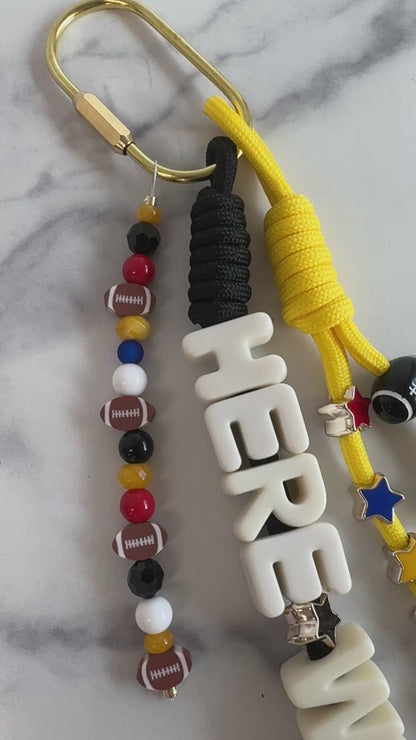 Pittsburgh Sports Bag Charm