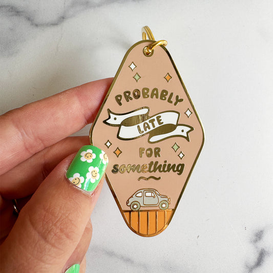 PROBABLY LATE MOTEL KEYCHAIN | WHOLESALE