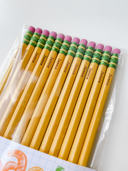 Personalized Name Pencil Pack
