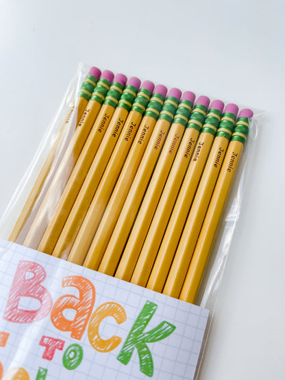 Personalized Name Pencil Pack