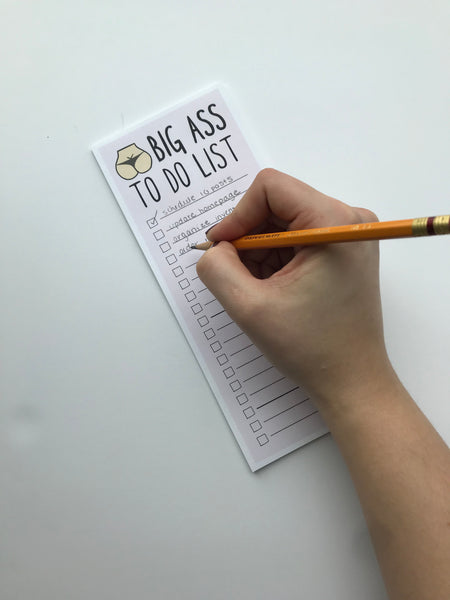 BIG ASS TO DO LIST | Notepad