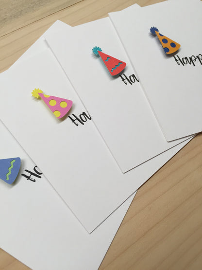 HAPPY BIRTHDAY PARTY HAT | Boxed Set of 8