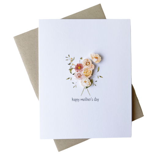 FLOWER BOUQUET MOTHER'S DAY CARD