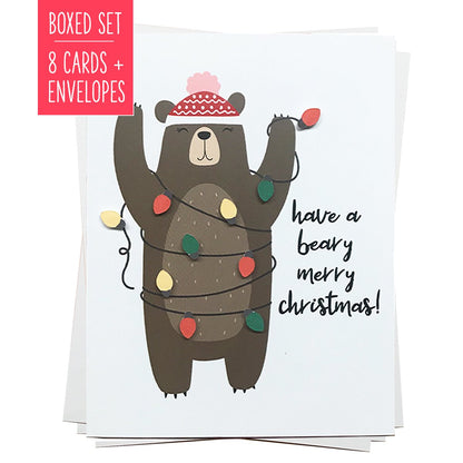 HAVE A BEARY MERRY CHRISTMAS | Boxed Set of 8
