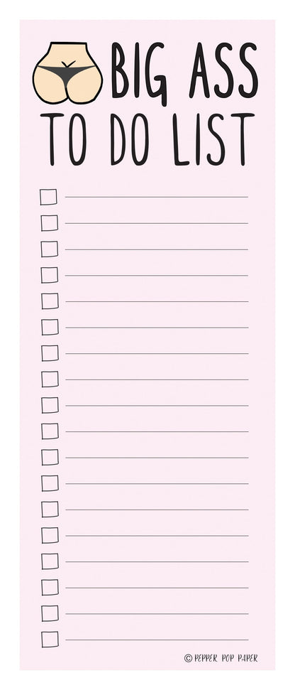 BIG ASS TO DO LIST | Notepad