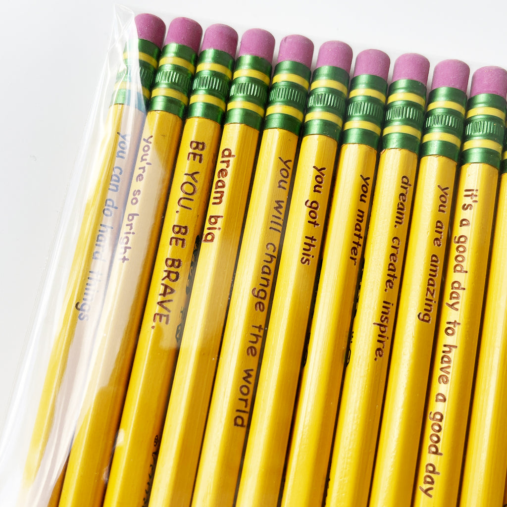 Affirmation Pencils Inspirational Pencils Inspirational - Temu