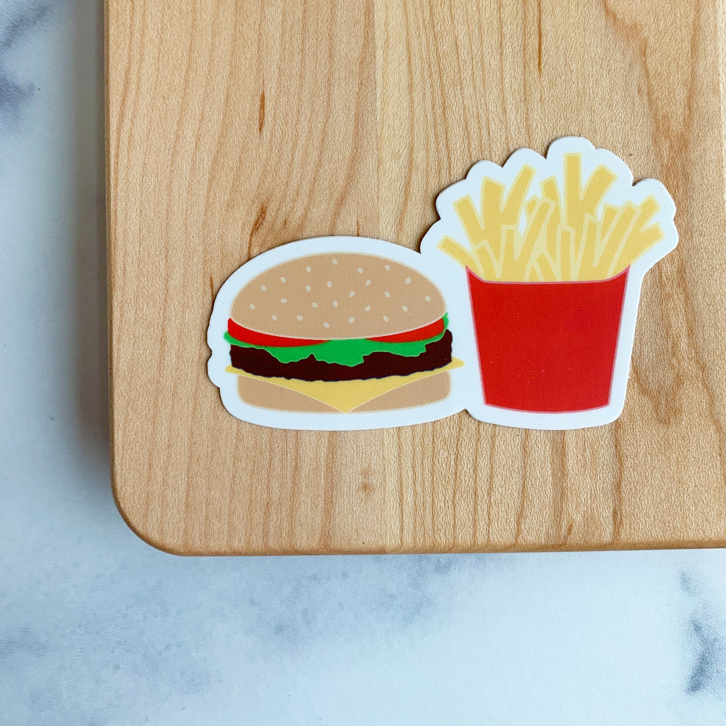 BURGER & FRIES STICKER