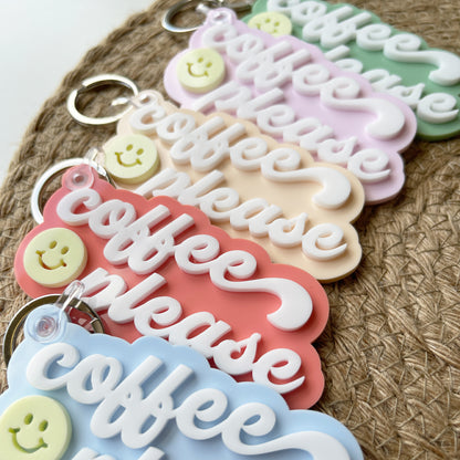 Coffee Please Keychain