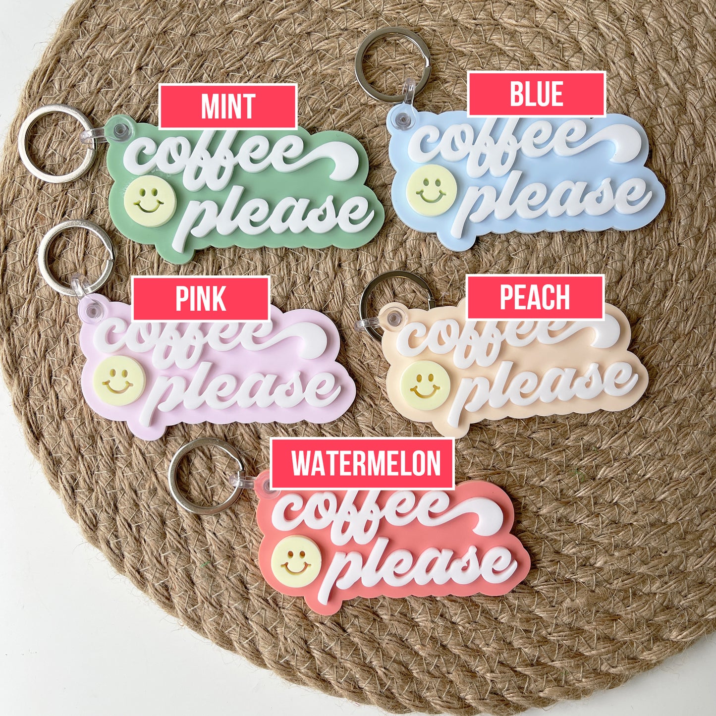 Coffee Please Keychain