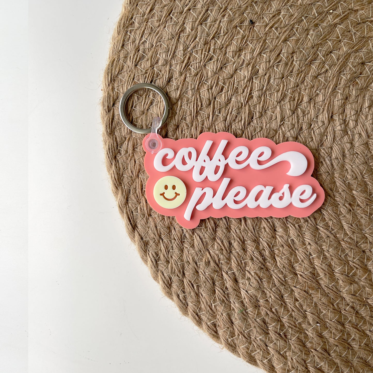 Coffee Please Keychain
