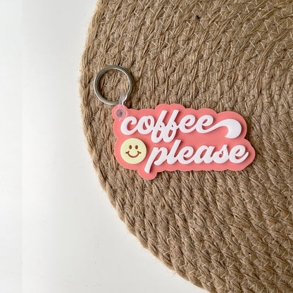 Coffee Please Keychain