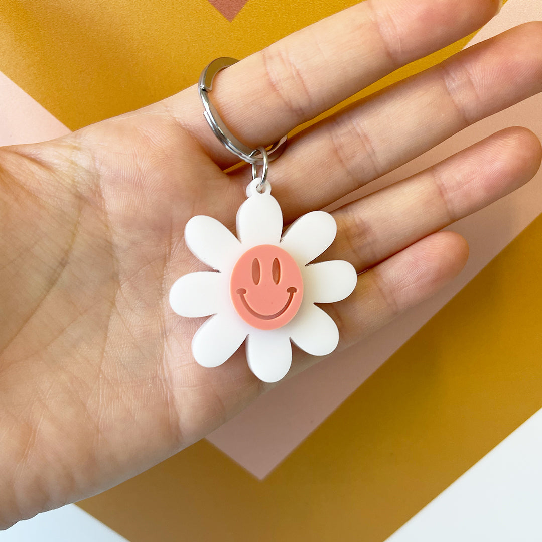 Daisy Keychain