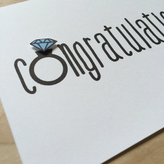 DIAMOND RING CONGRATULATIONS