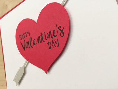 HAPPY VALENTINE'S DAY HEART & ARROW