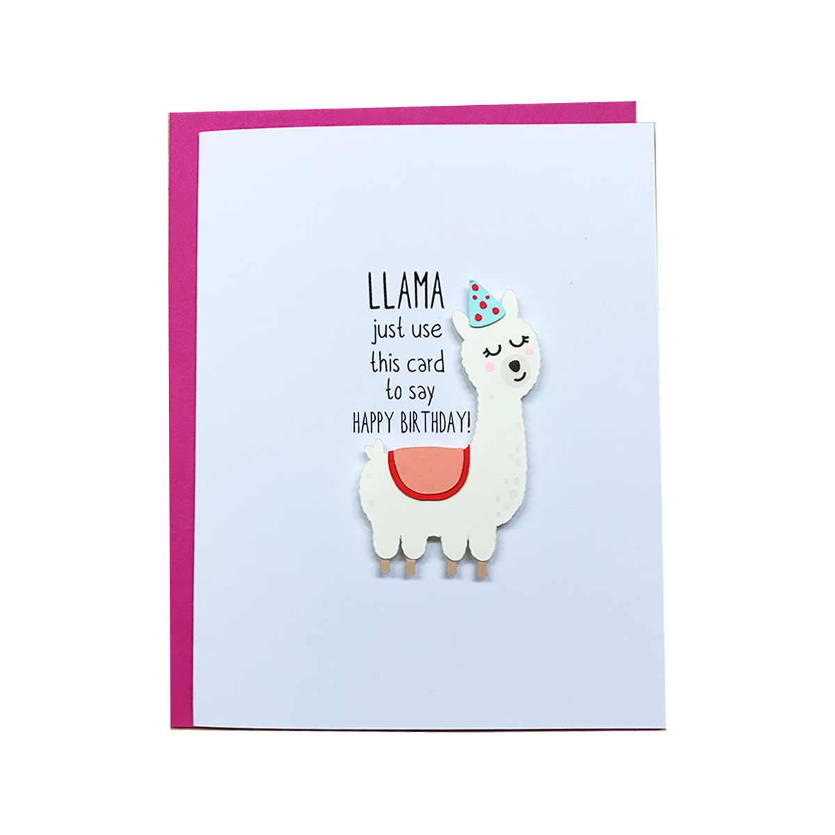 LLAMA BIRTHDAY CARD