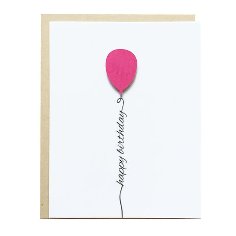 PINK BIRTHDAY BALLOON | WHOLESALE